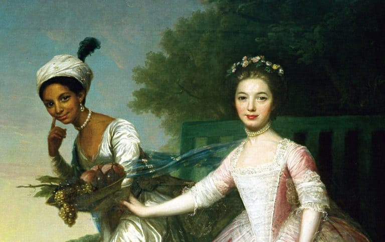 Lady Elizabeth Murray and Dido Belle, once attributed to Zoffany